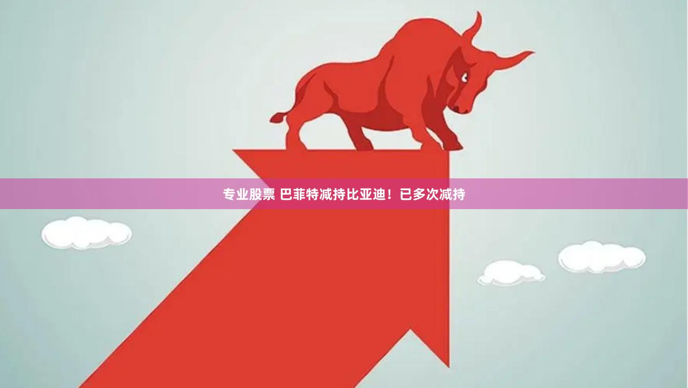 专业股票 巴菲特减持比亚迪！已多次减持