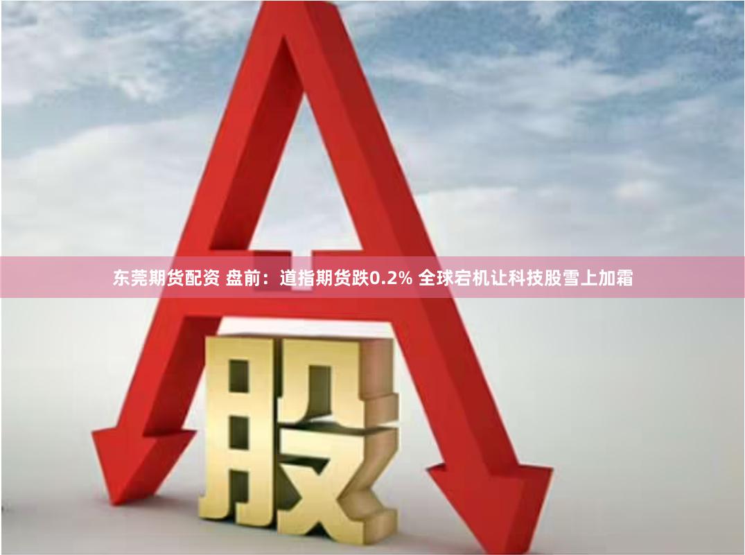 东莞期货配资 盘前：道指期货跌0.2% 全球宕机让科技股雪上加霜