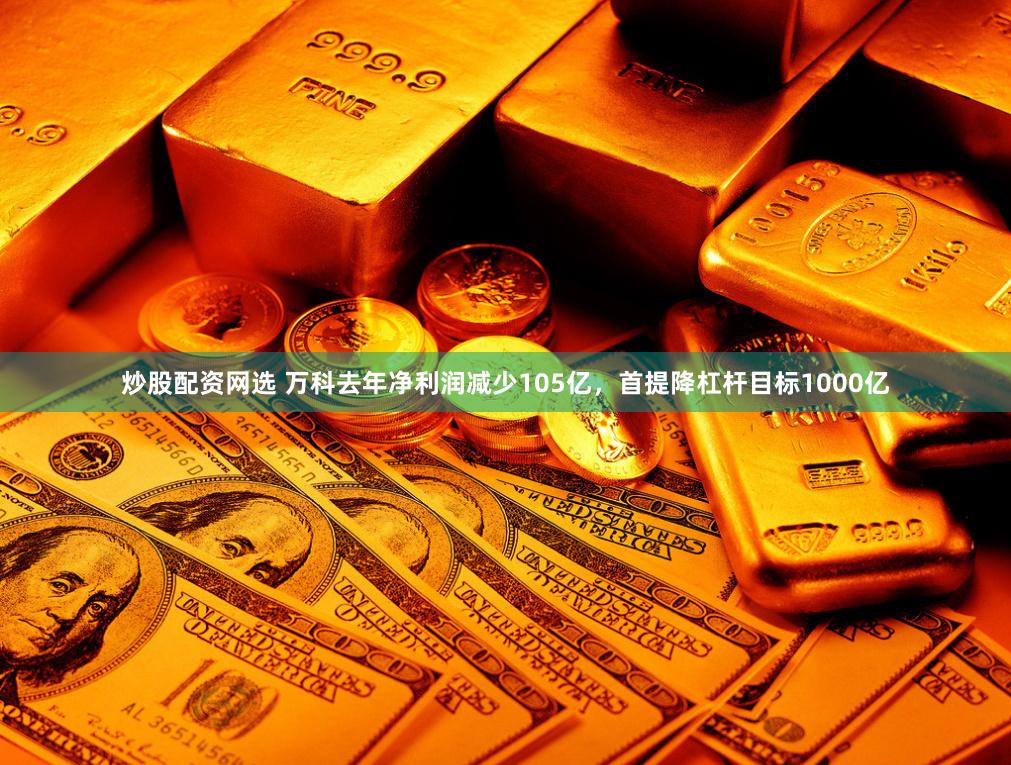 炒股配资网选 万科去年净利润减少105亿，首提降杠杆目标1000亿