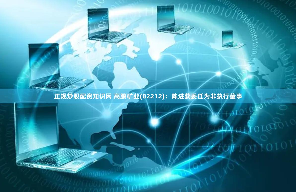 正规炒股配资知识网 高鹏矿业(02212)：陈进获委任为非执行董事